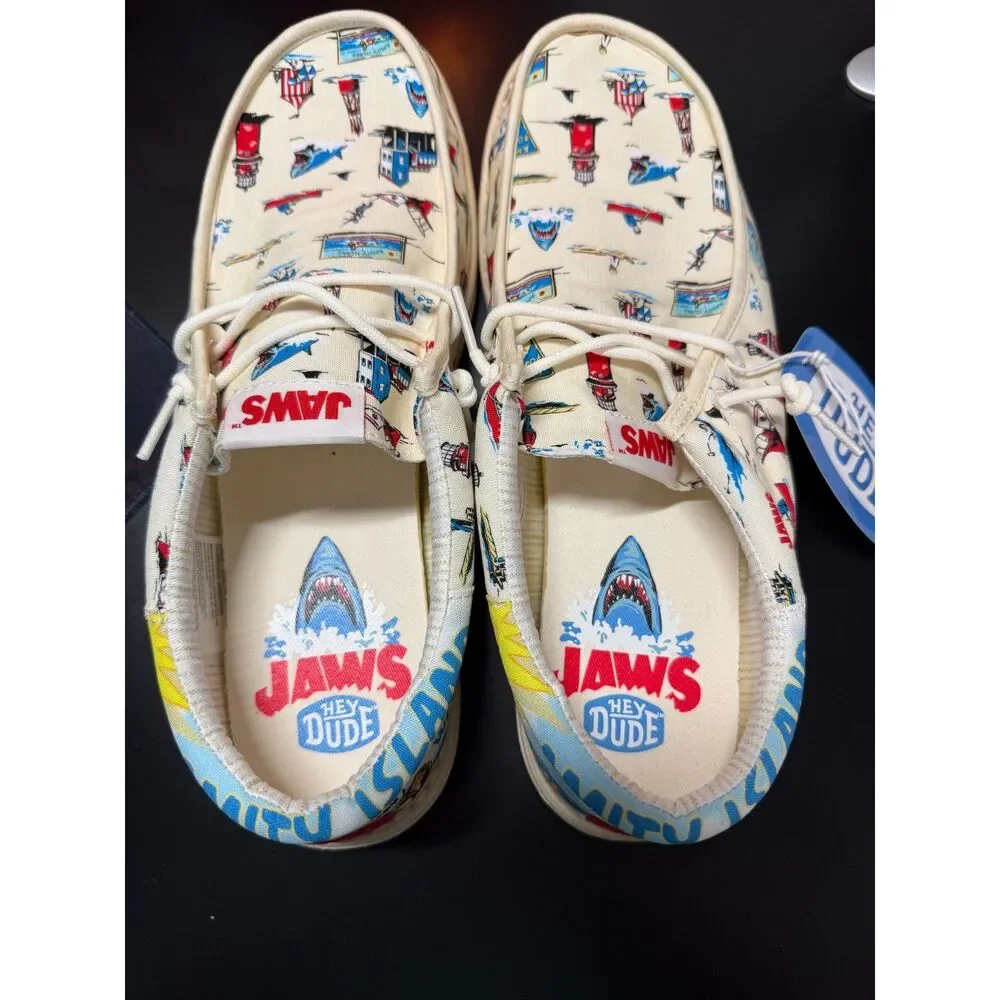 NEW IN BOX Wally Funky Jaws Hey Dudes Size 13 Mens